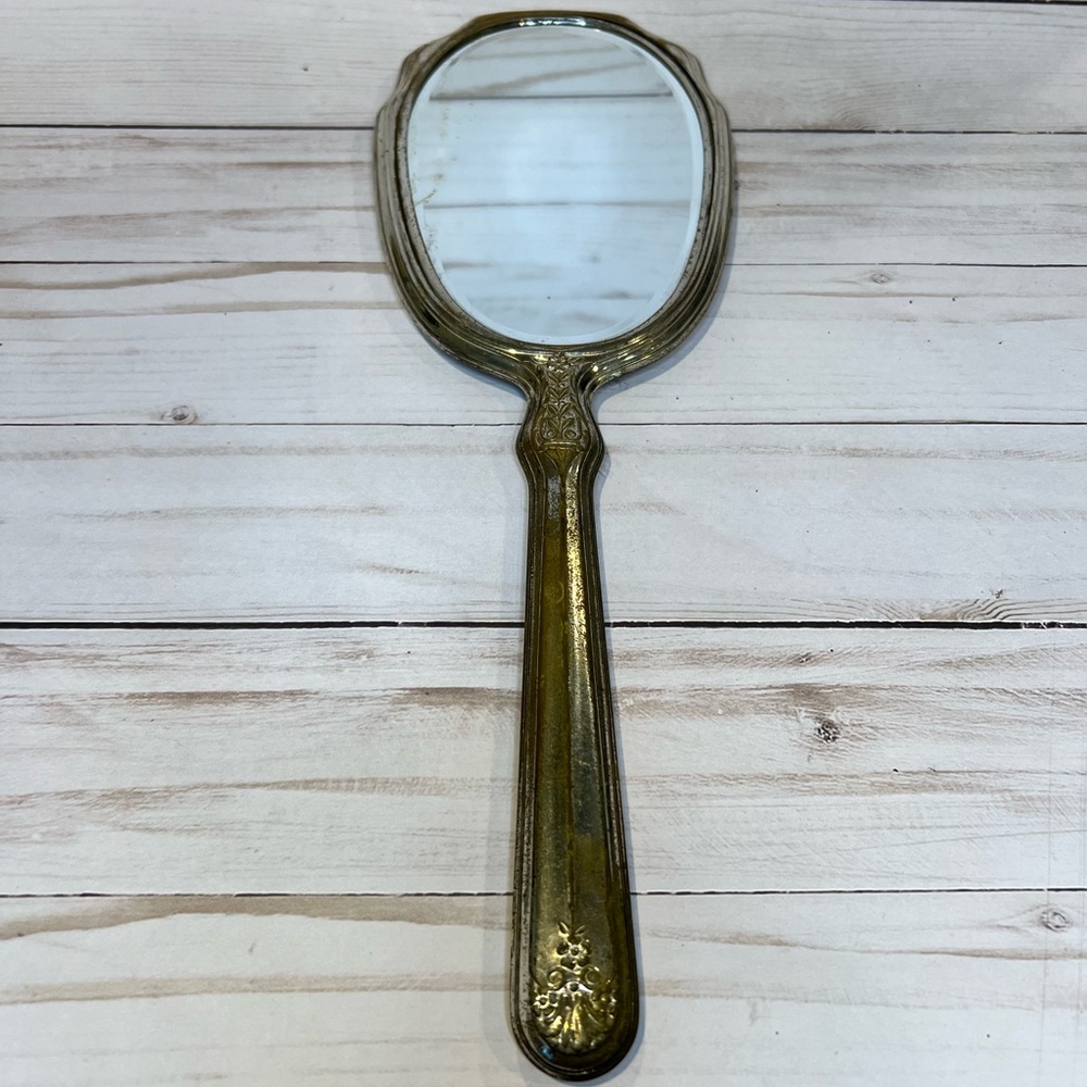 Vintage 1950s Hand Mirror